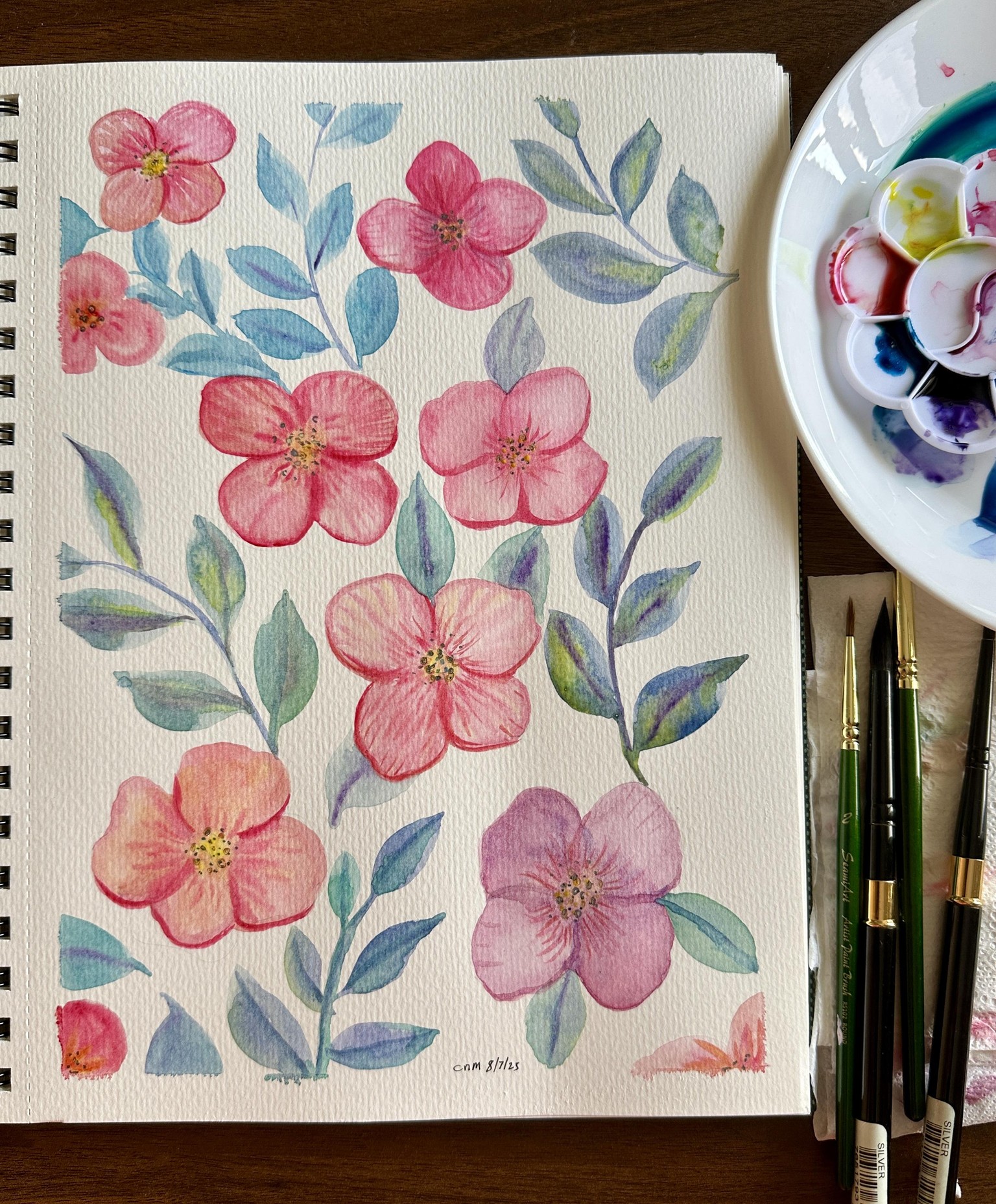 floral pattern - image 1 - student project