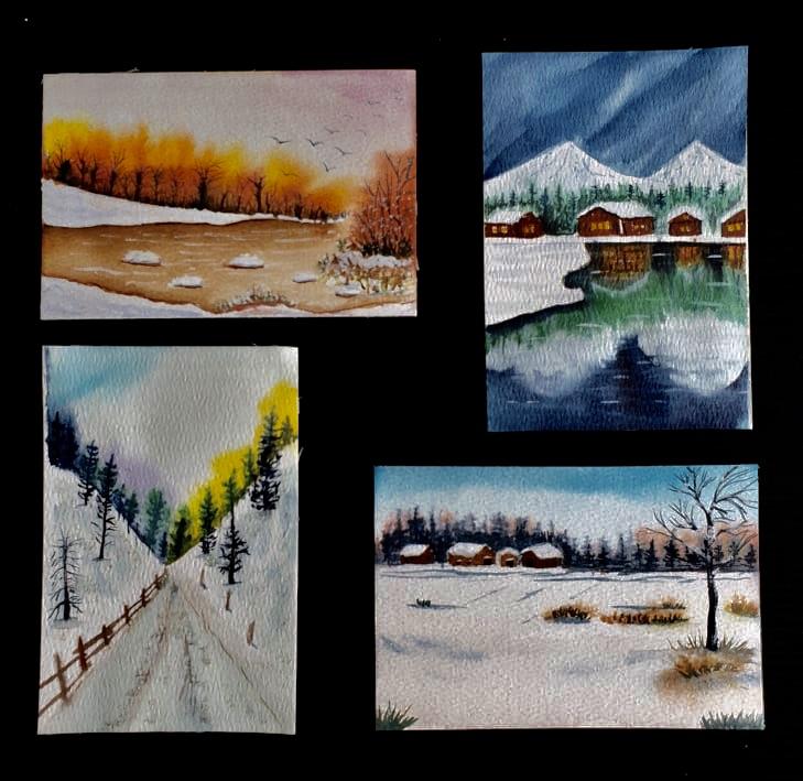 Winter landscape - image 3 - student project