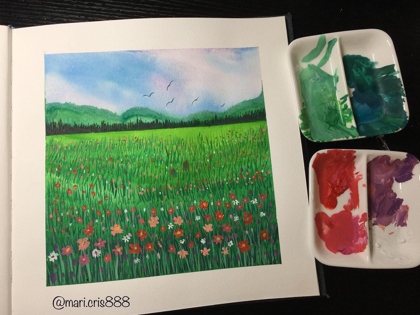 Floral fields - image 2 - student project