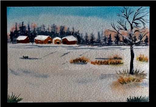 Winter landscape - image 2 - student project