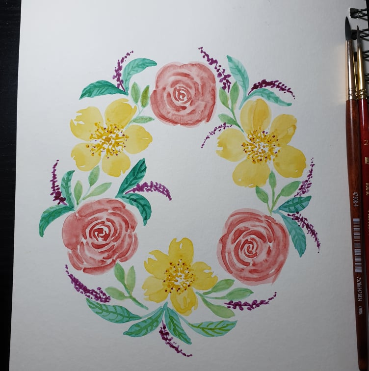 wreath practice - image 1 - student project