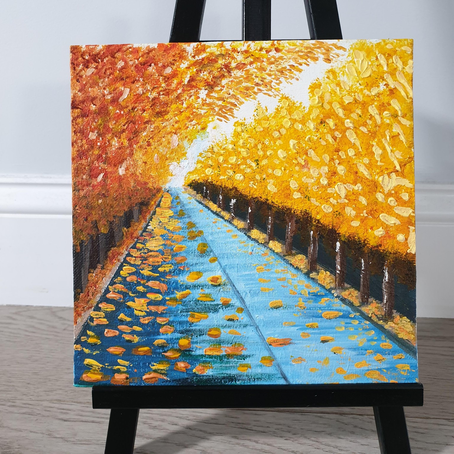 Acrylic knife painting - image 1 - student project