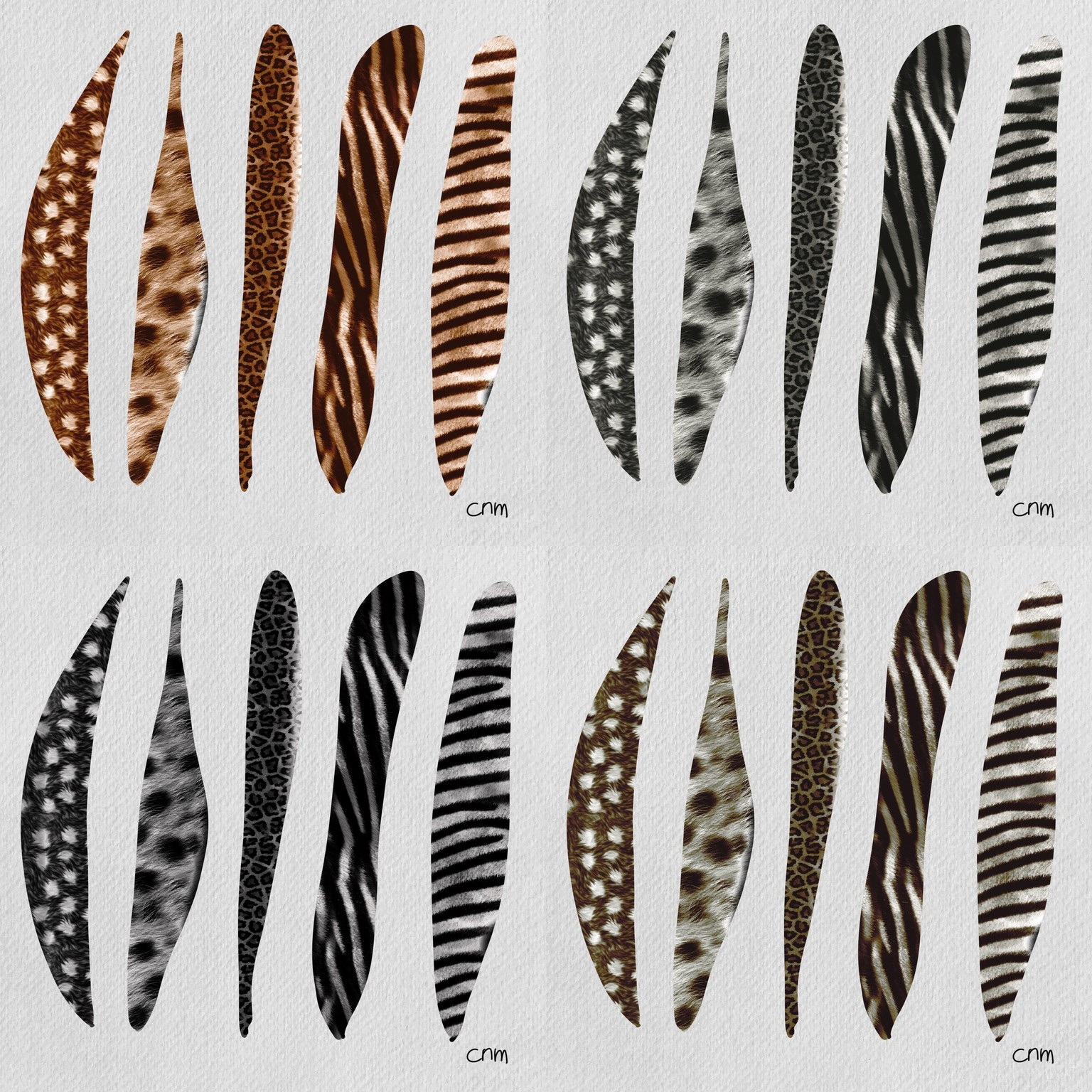 Animal skin brushes - image 1 - student project