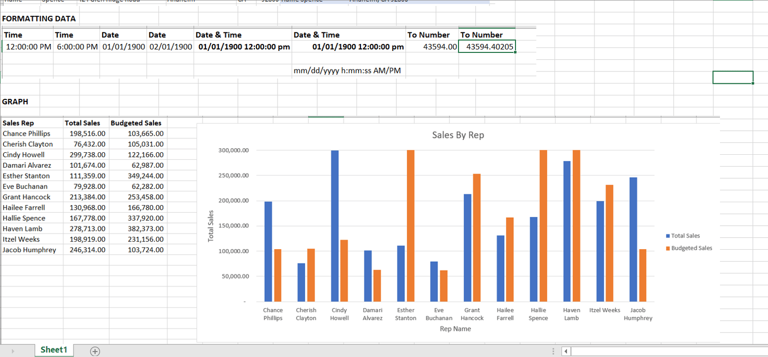 EXCEL PROJECT - image 1 - student project