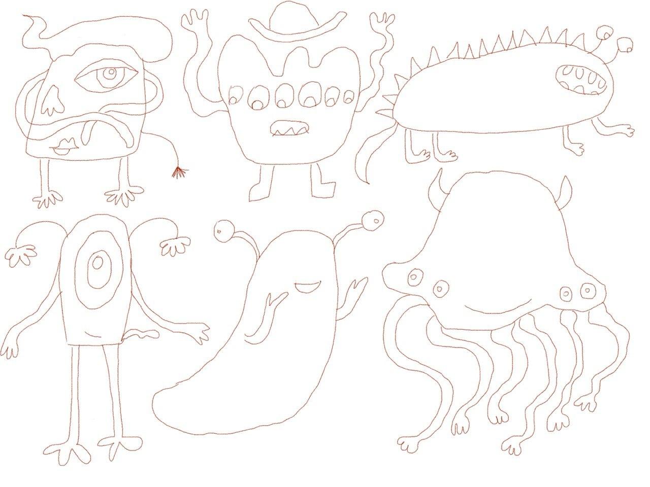 Six Funny Monsters - image 1 - student project