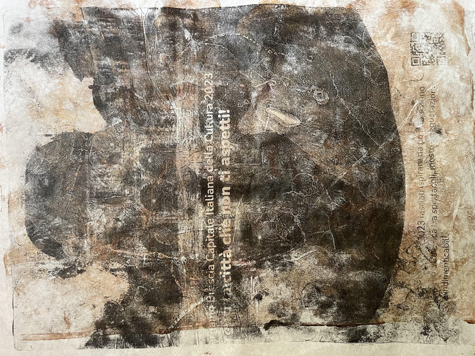Unconventional Gelli printing techniques - image 1 - student project