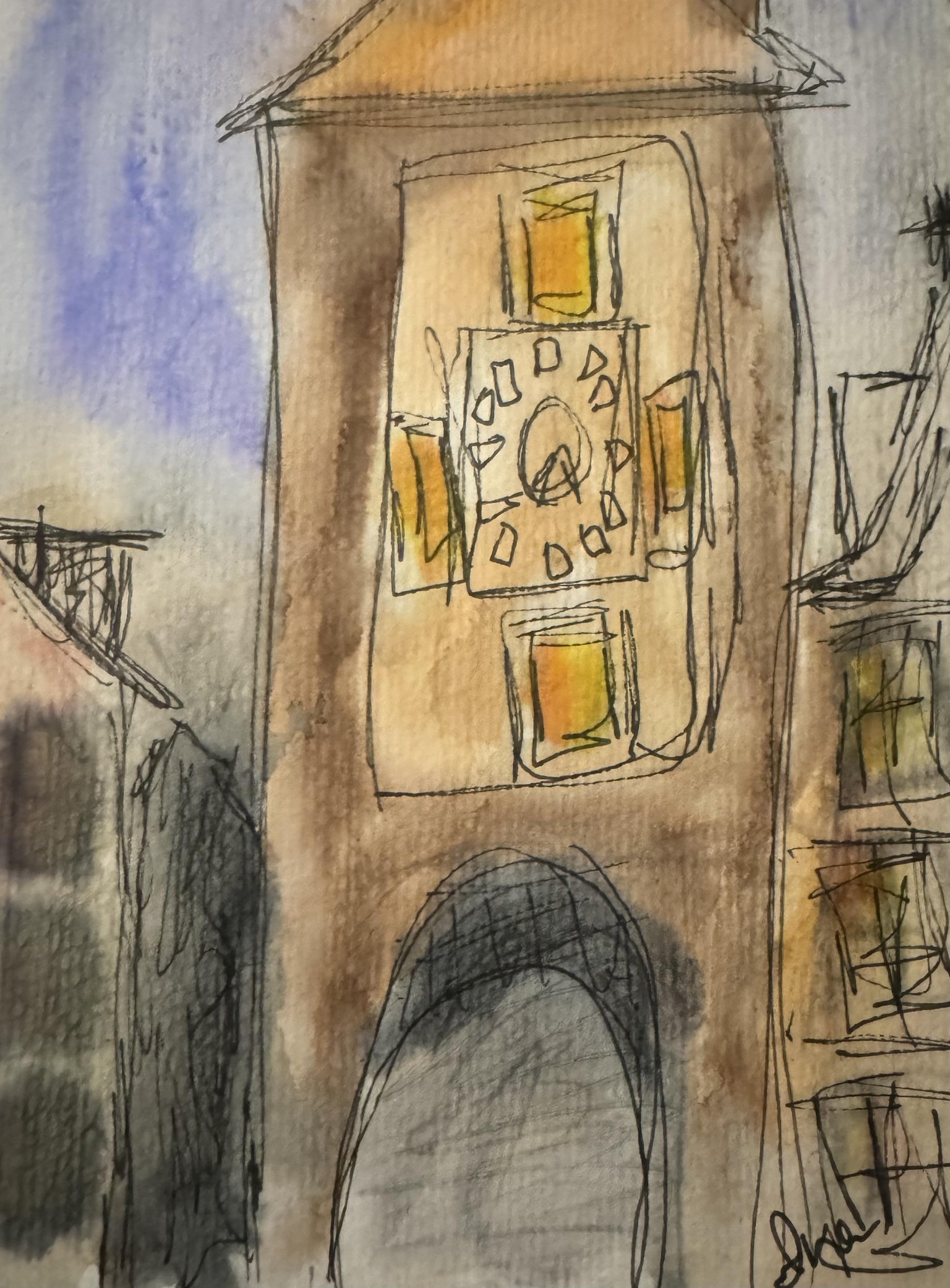 Urban Sketching - image 1 - student project