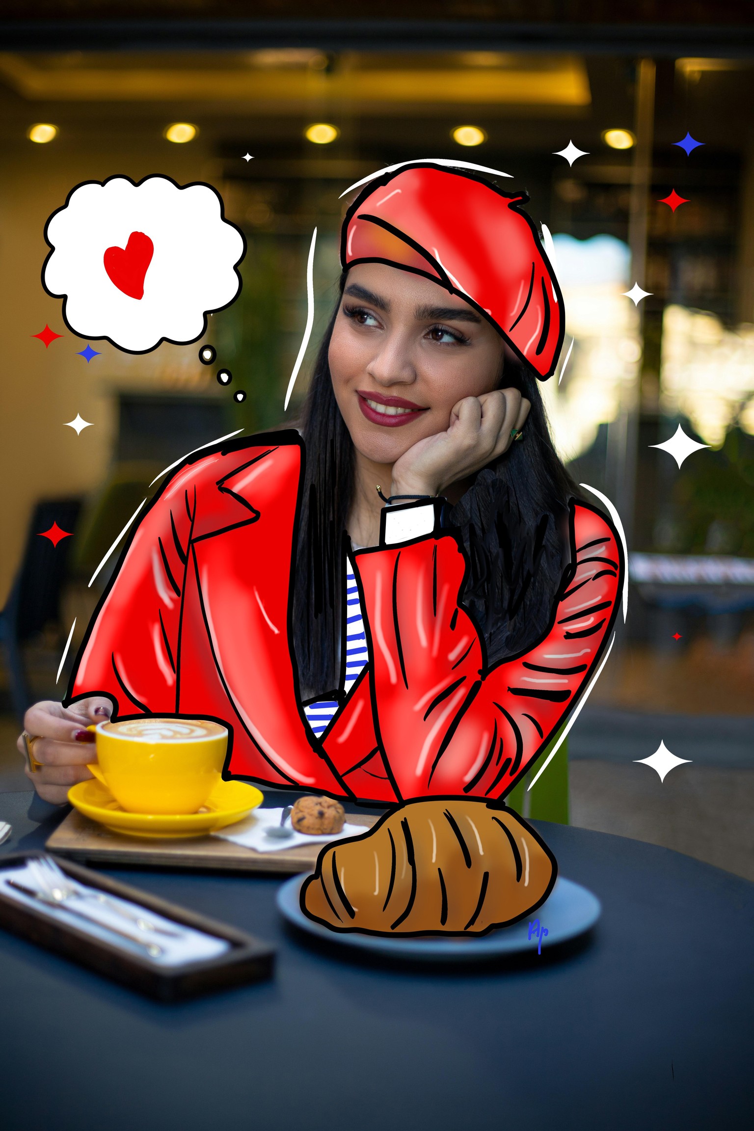 Pop art illustration - image 1 - student project