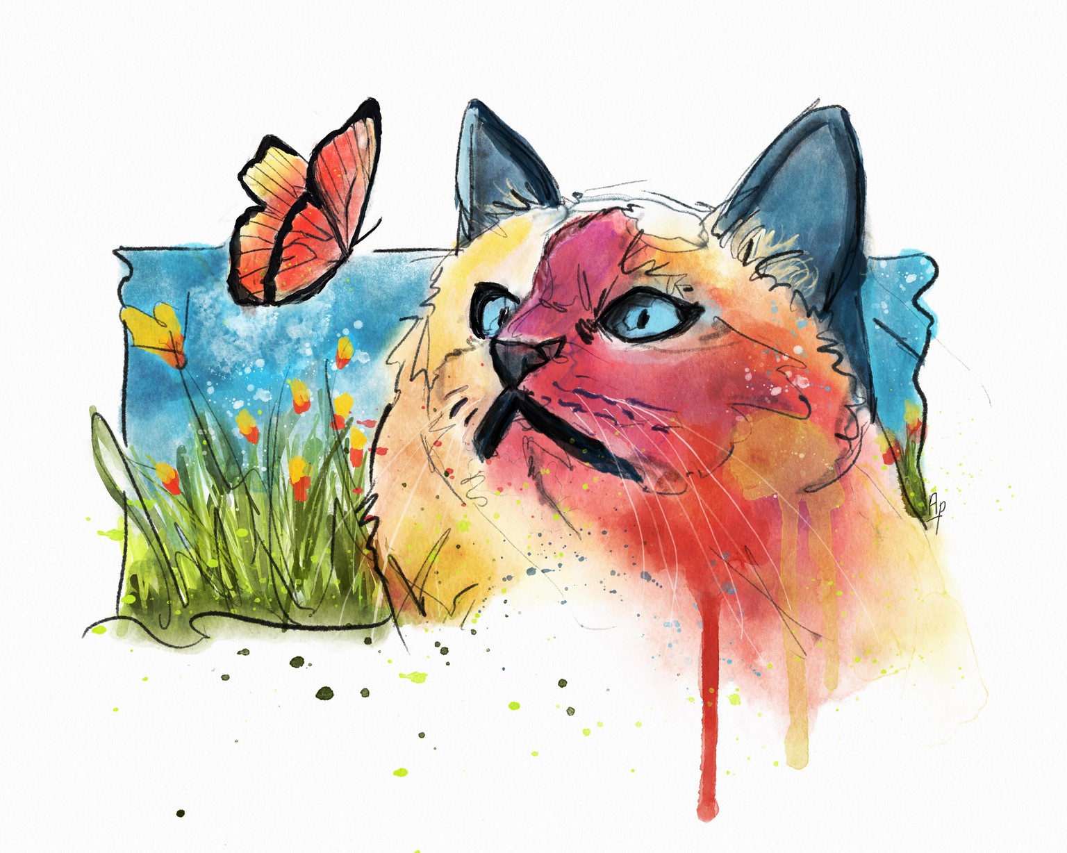 Procreate watercolour masterclass:elevate your digital painting skills - image 1 - student project