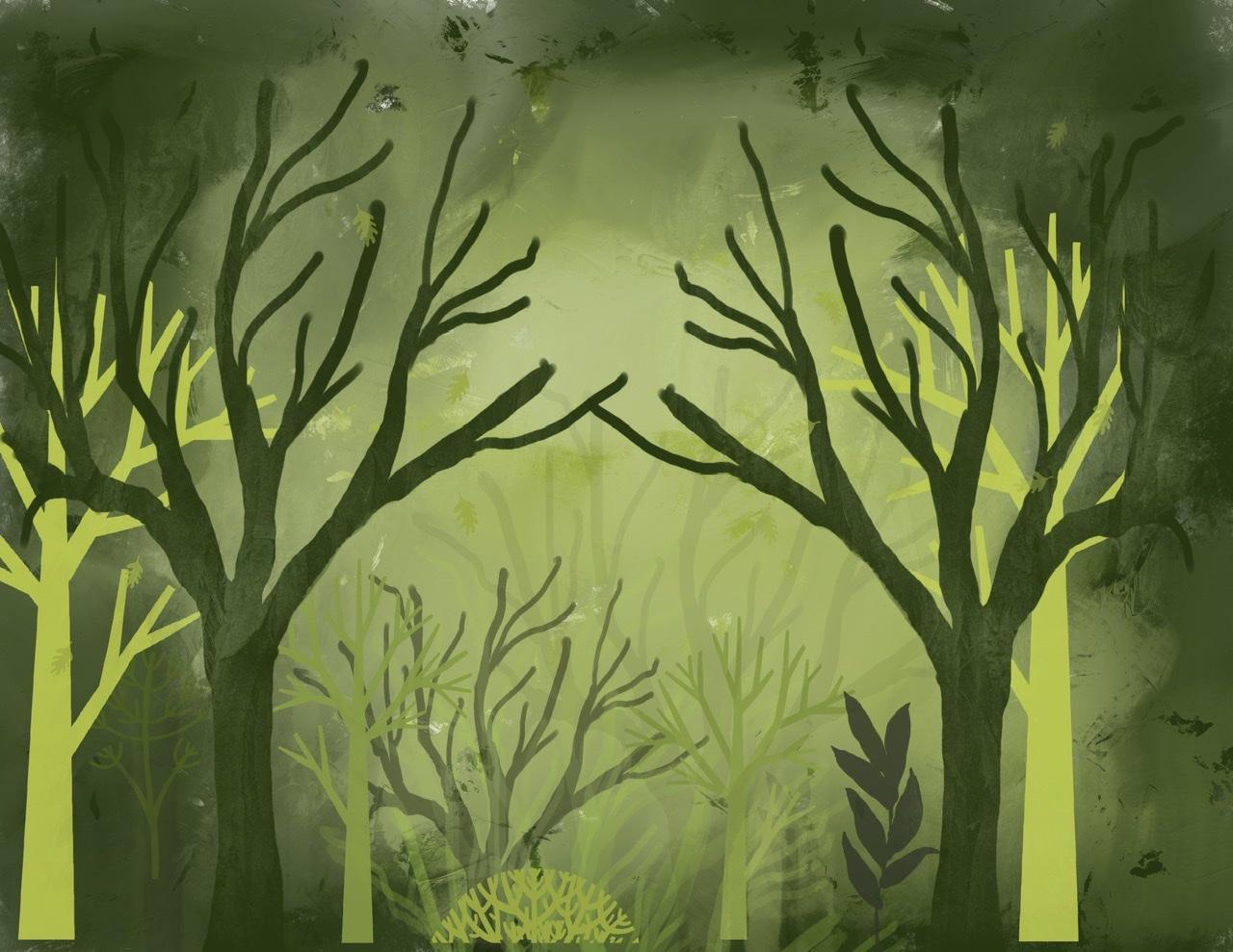 Abstract landscape - image 1 - student project