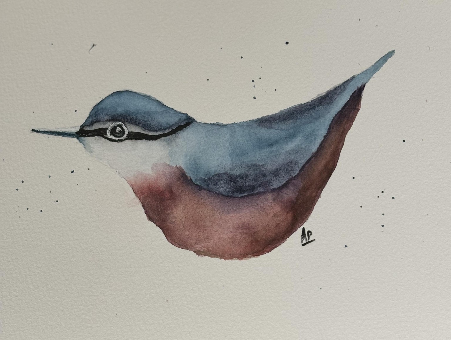 Simple bird in watercolour with Ola Alhamedy - image 1 - student project