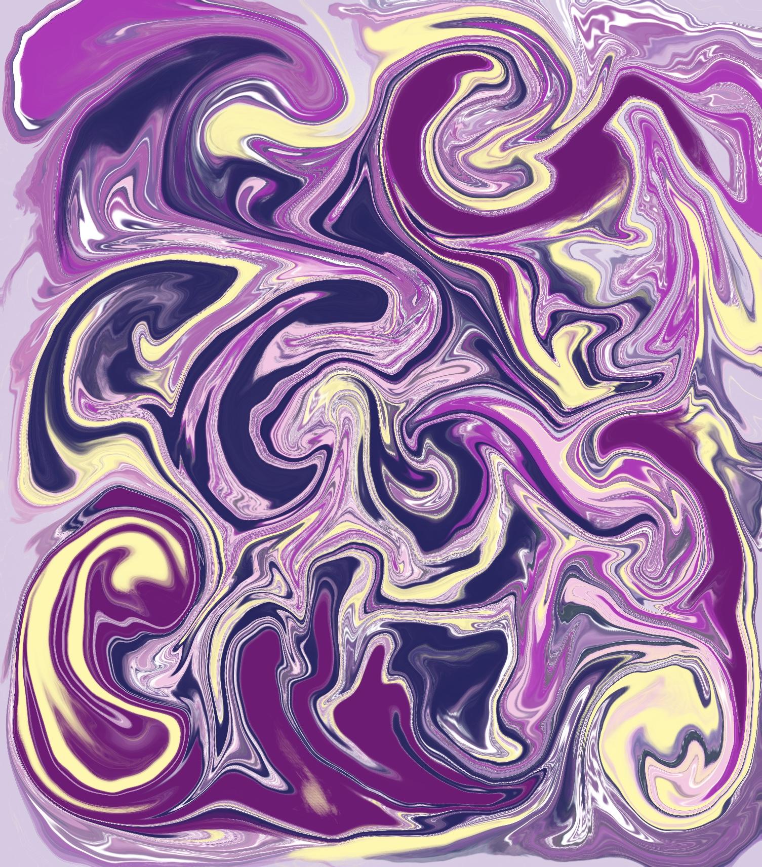 Modern monotype Magic with gouache and procreate - image 1 - student project
