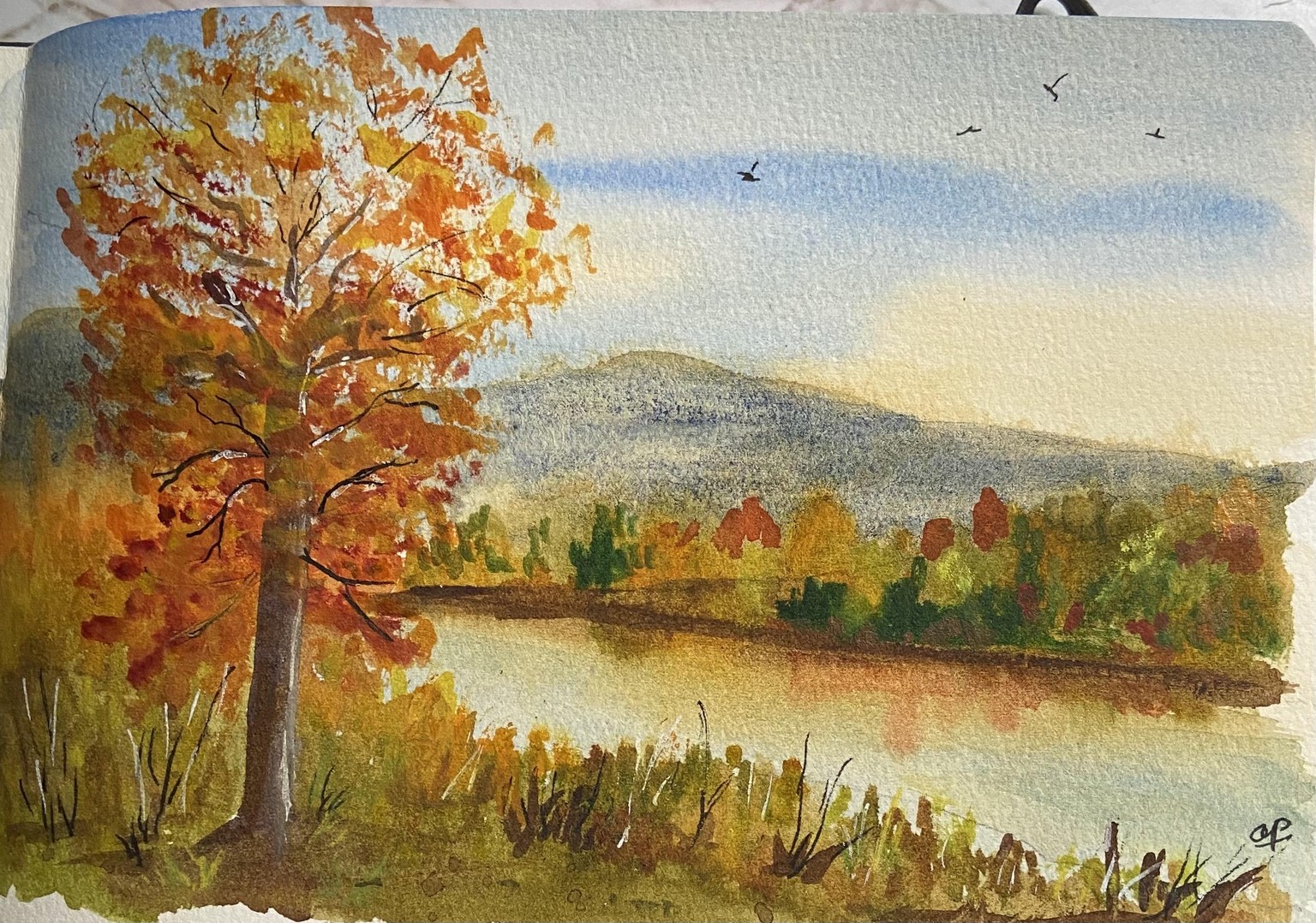 Autumn landscape class - image 1 - student project