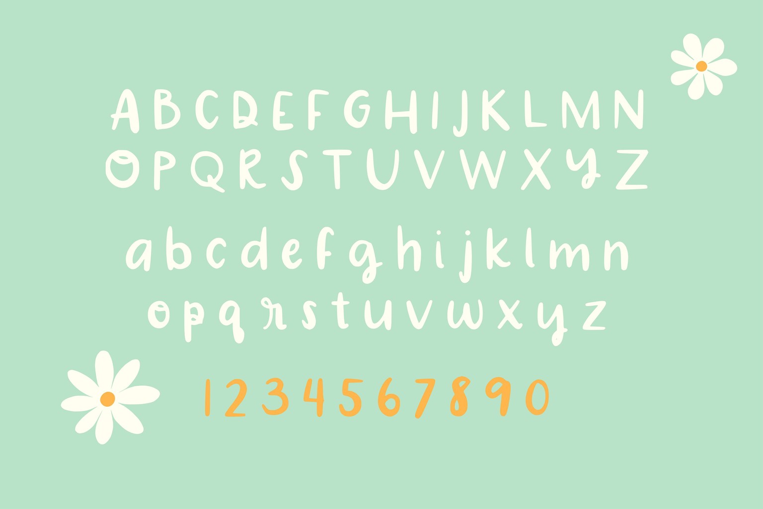 First Font - Flower Box! - image 1 - student project