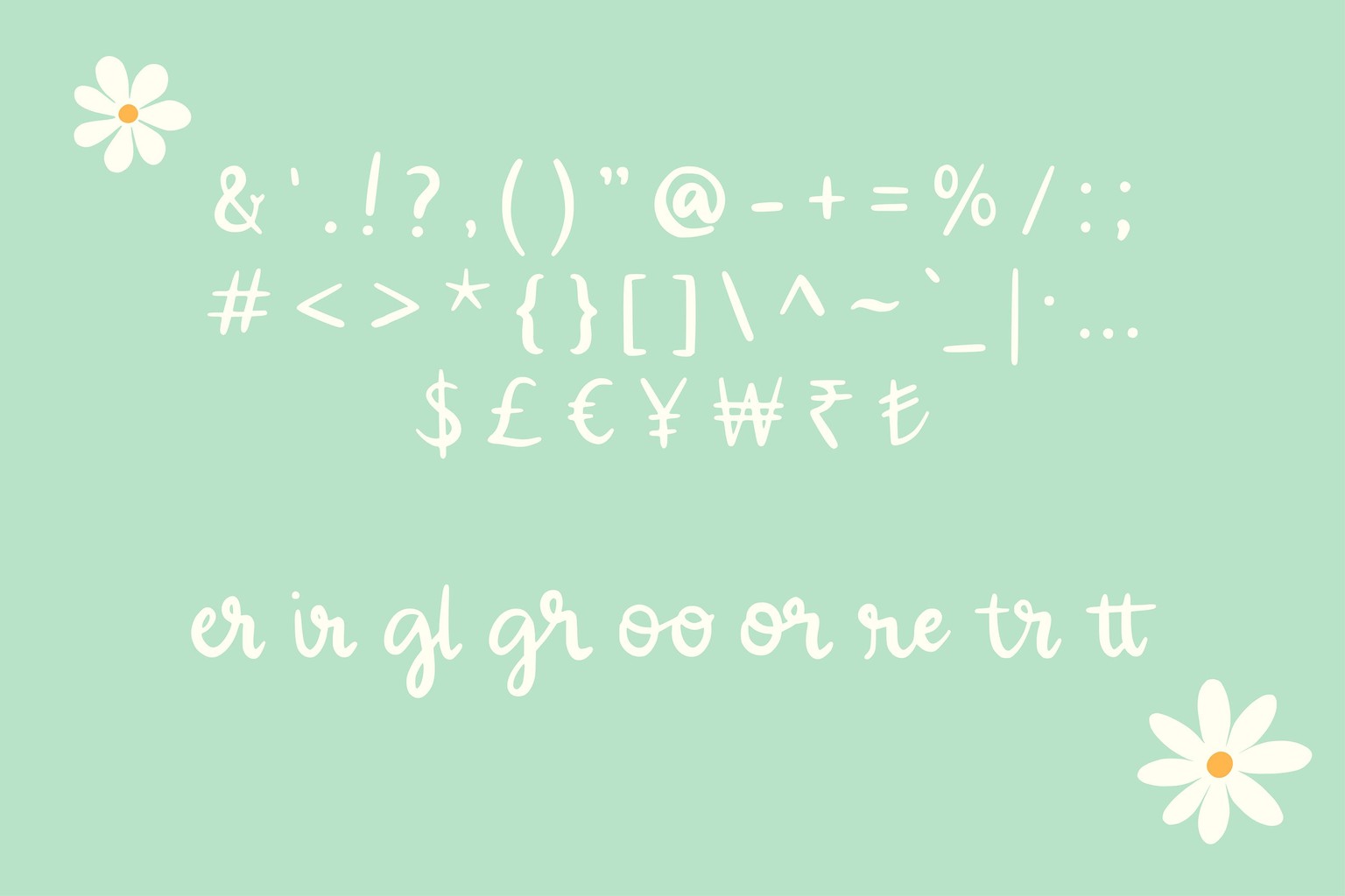 First Font - Flower Box! - image 2 - student project