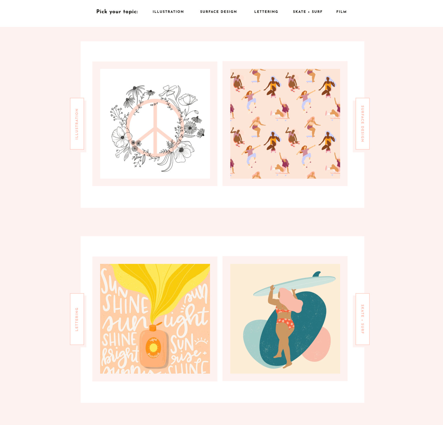 My Illustration Portfolio Website! - image 2 - student project