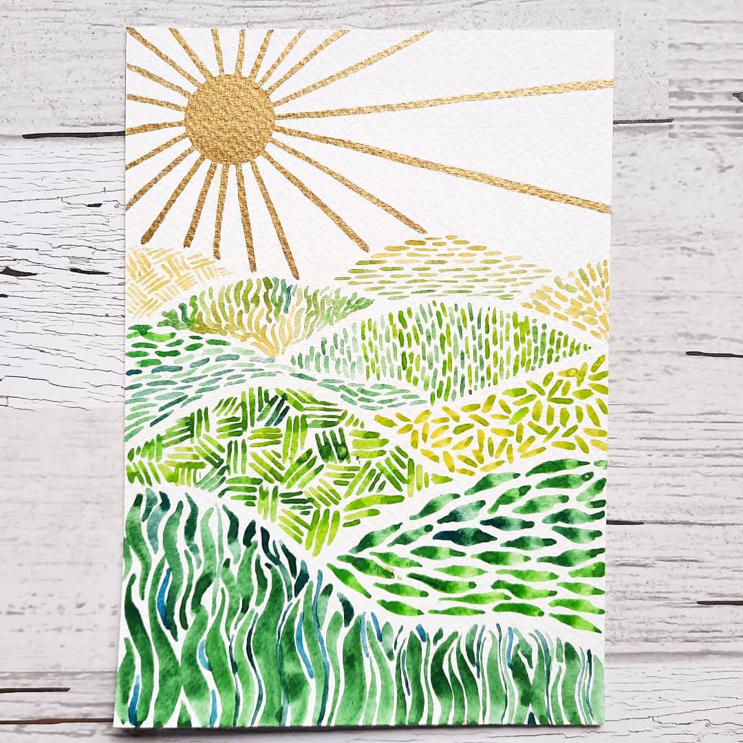 Hills and Waves - image 1 - student project