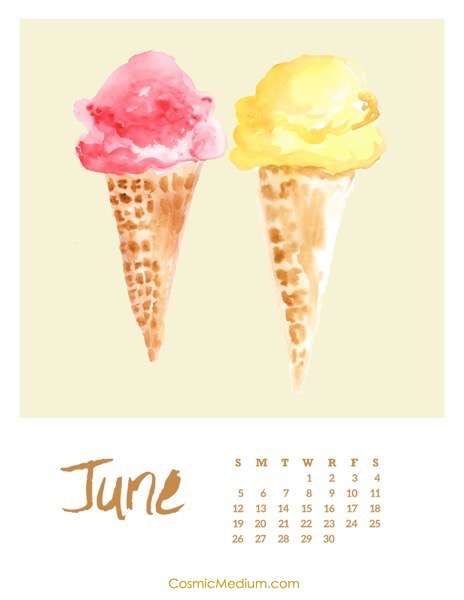 Trial 1 of the June calendar! - image 1 - student project
