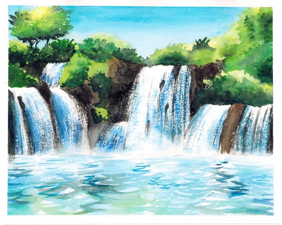 Waterfalls - image 1 - student project