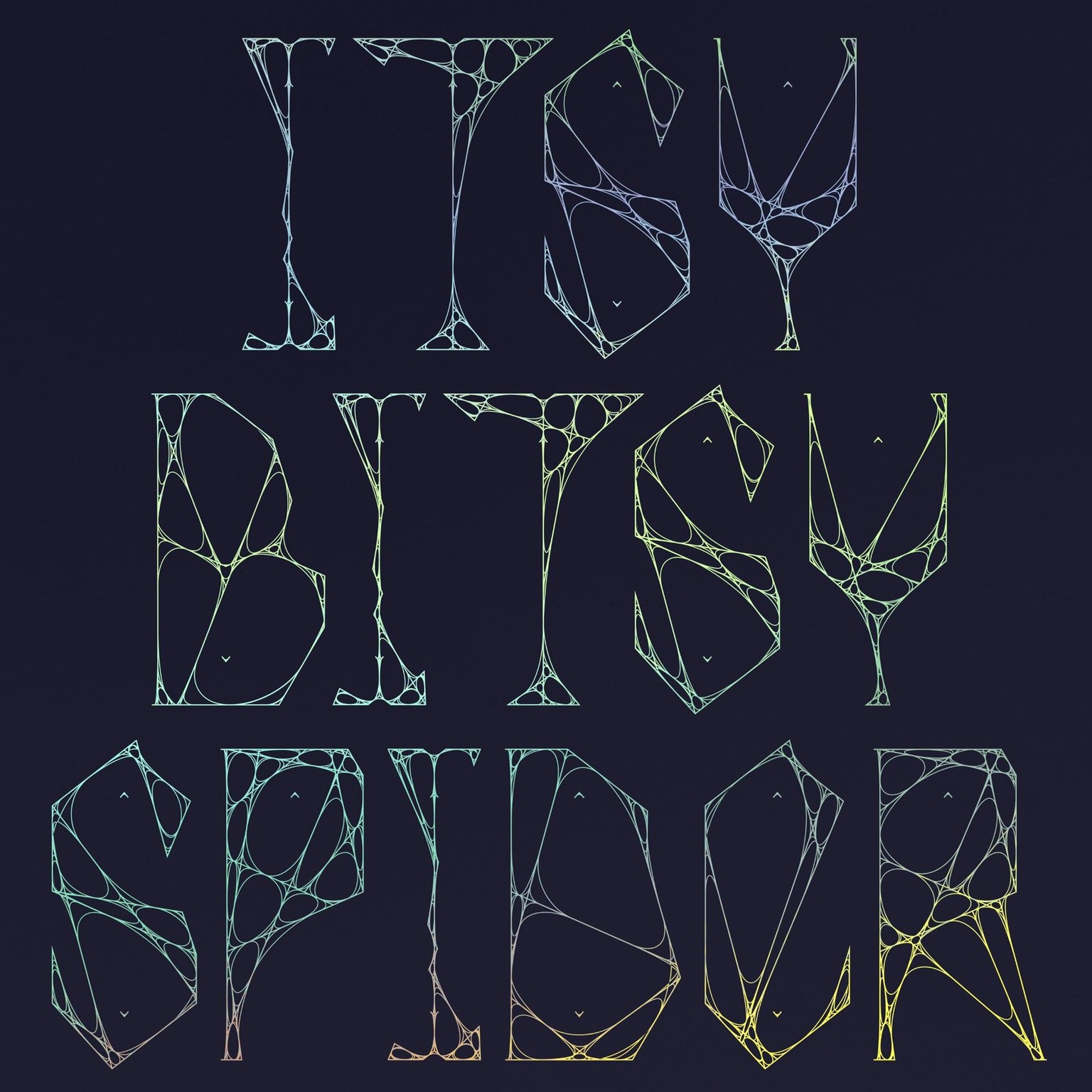 String Typeface - image 14 - student project