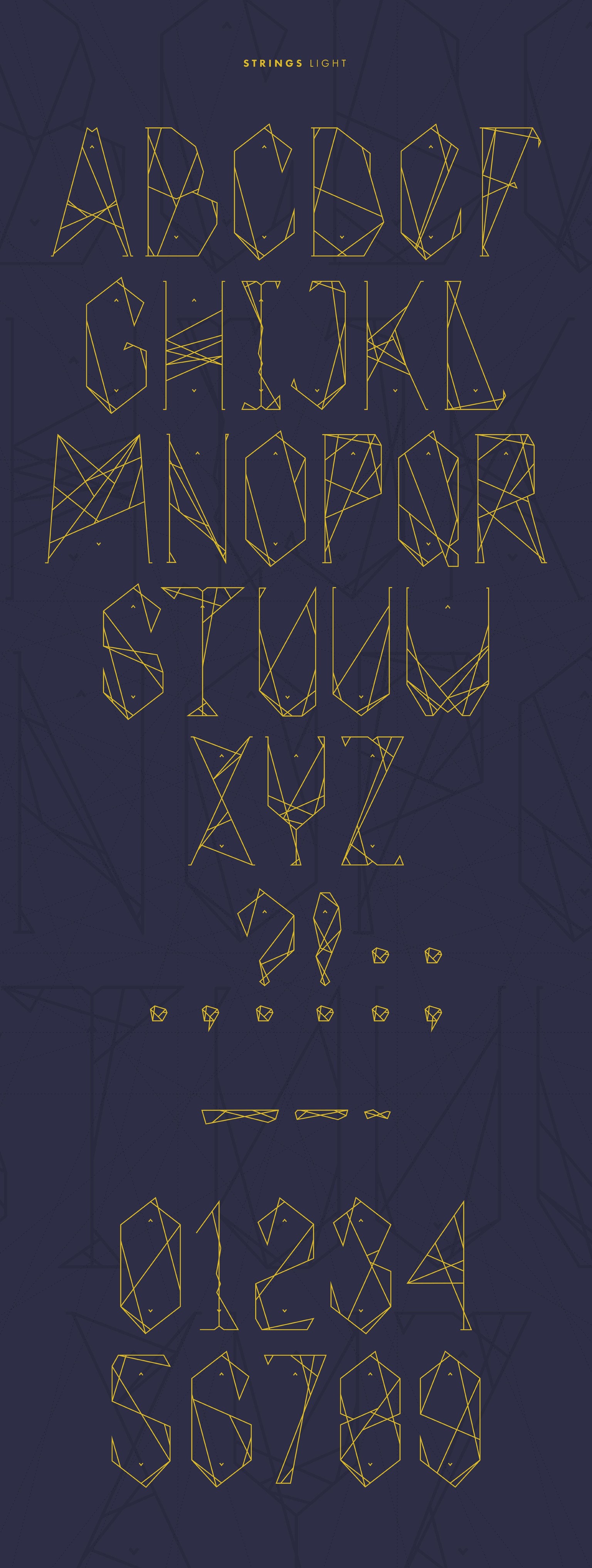 String Typeface - image 6 - student project