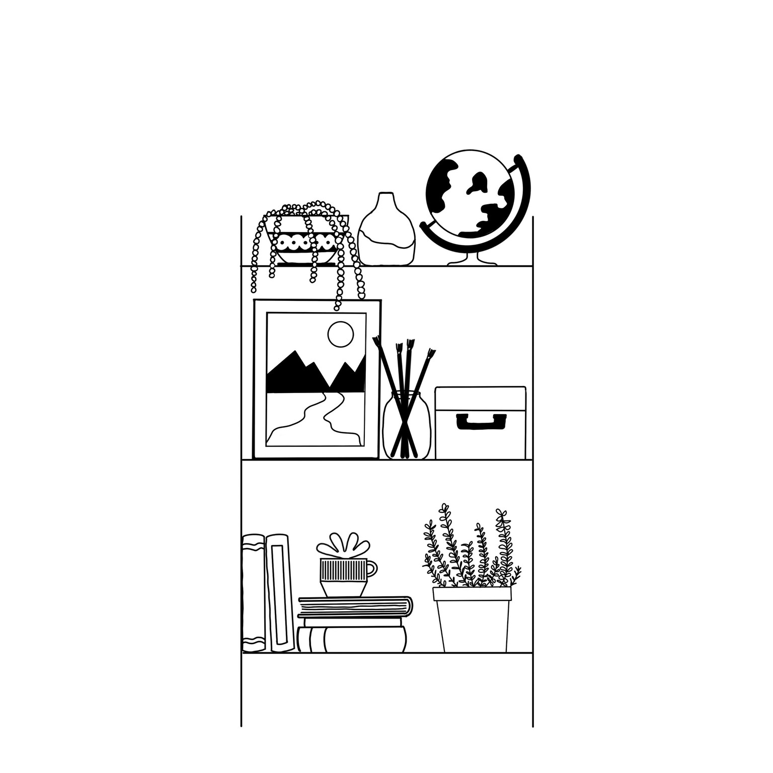 Bookshelf - image 2 - student project