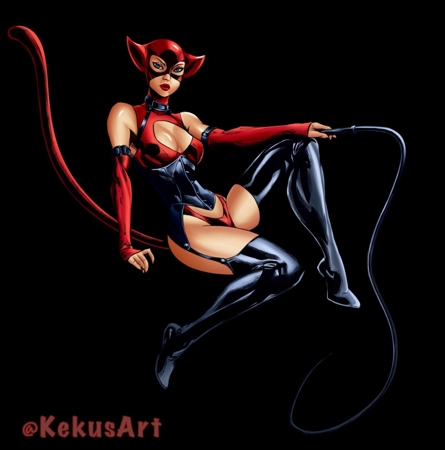 Crimsin cat version by KekusArt - image 1 - student project