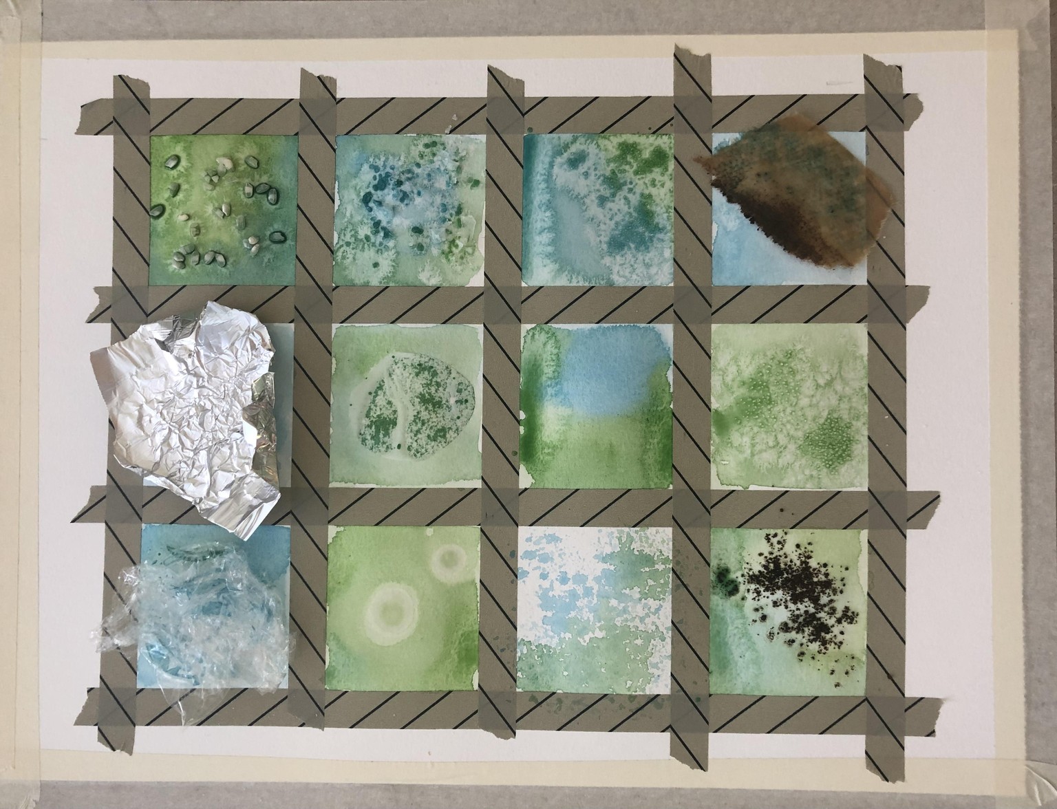Textures and Pattern with watercolours - image 1 - student project