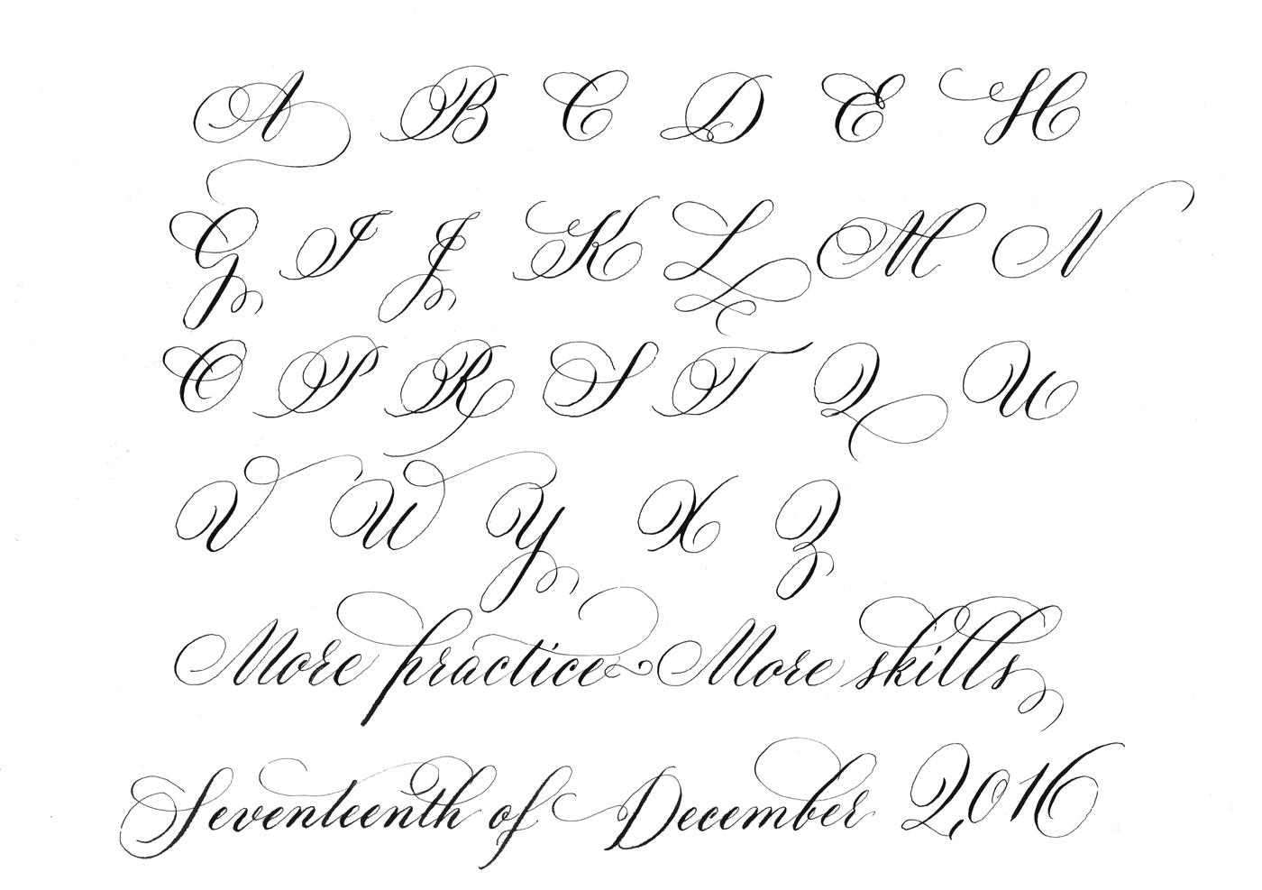10-DAY Calligraphy project: DAYS 1-5 - image 4 - student project