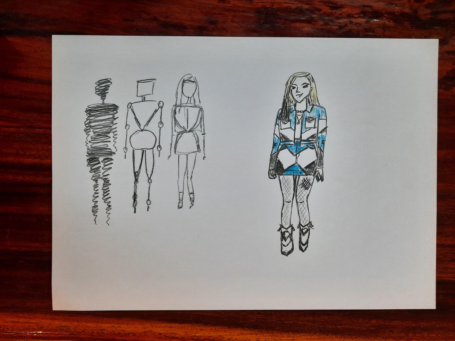 Learn to sketch draw a female figure - image 4 - student project