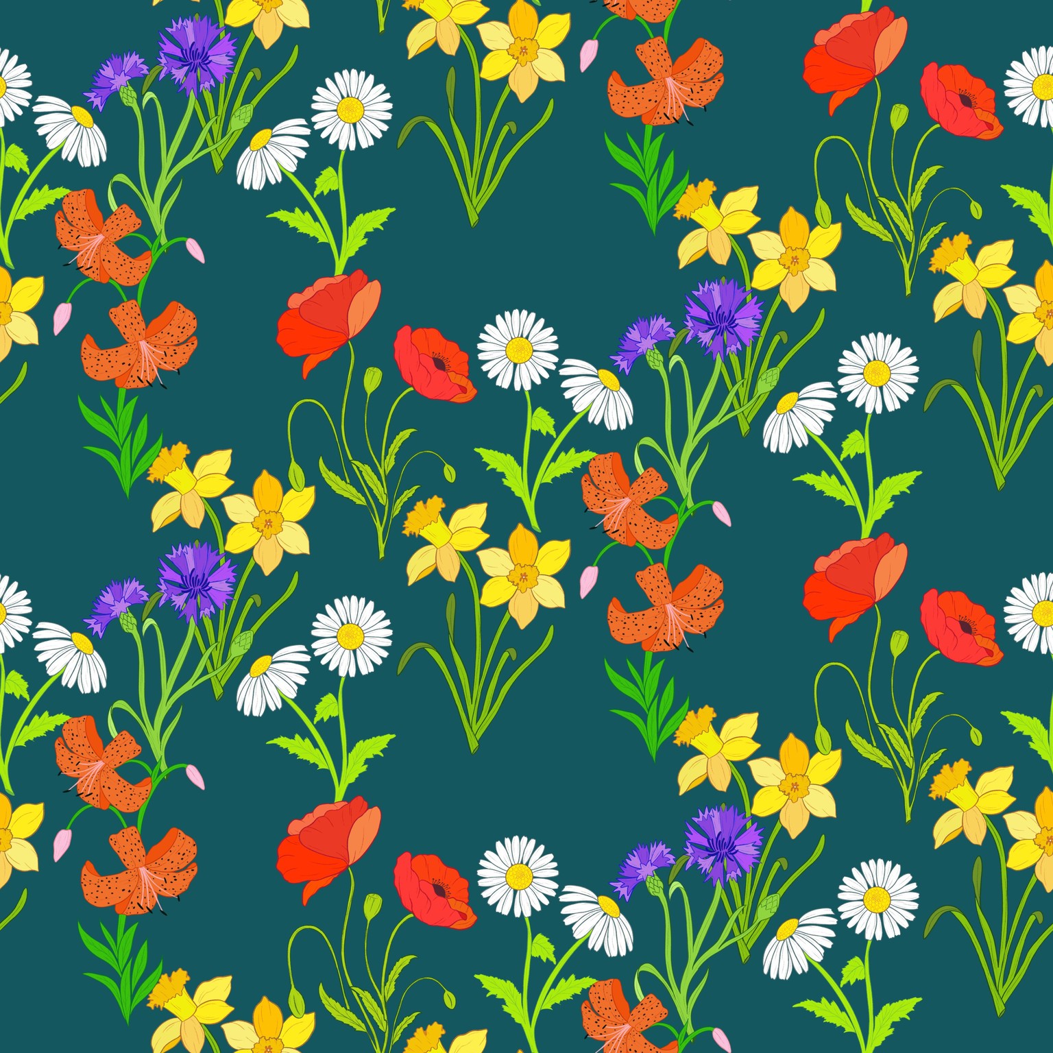Wildflowers & Half Repeat - image 2 - student project