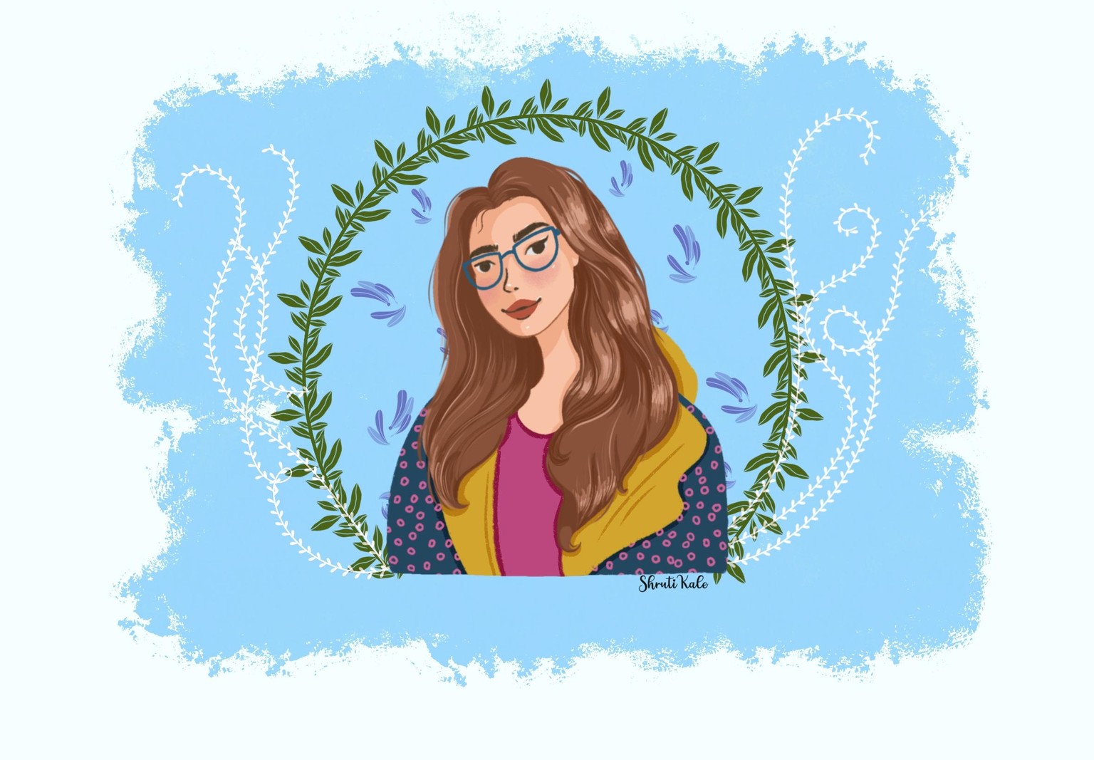 Stylised Hair Portrait - image 1 - student project