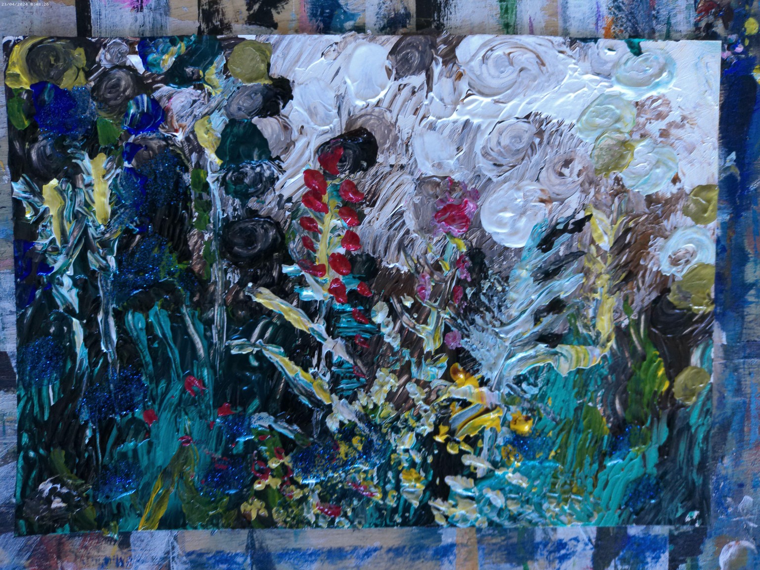 UNIQUE WAY OF PAINTING GRASSES, FLOWERS AND NATURE. - image 1 - student project