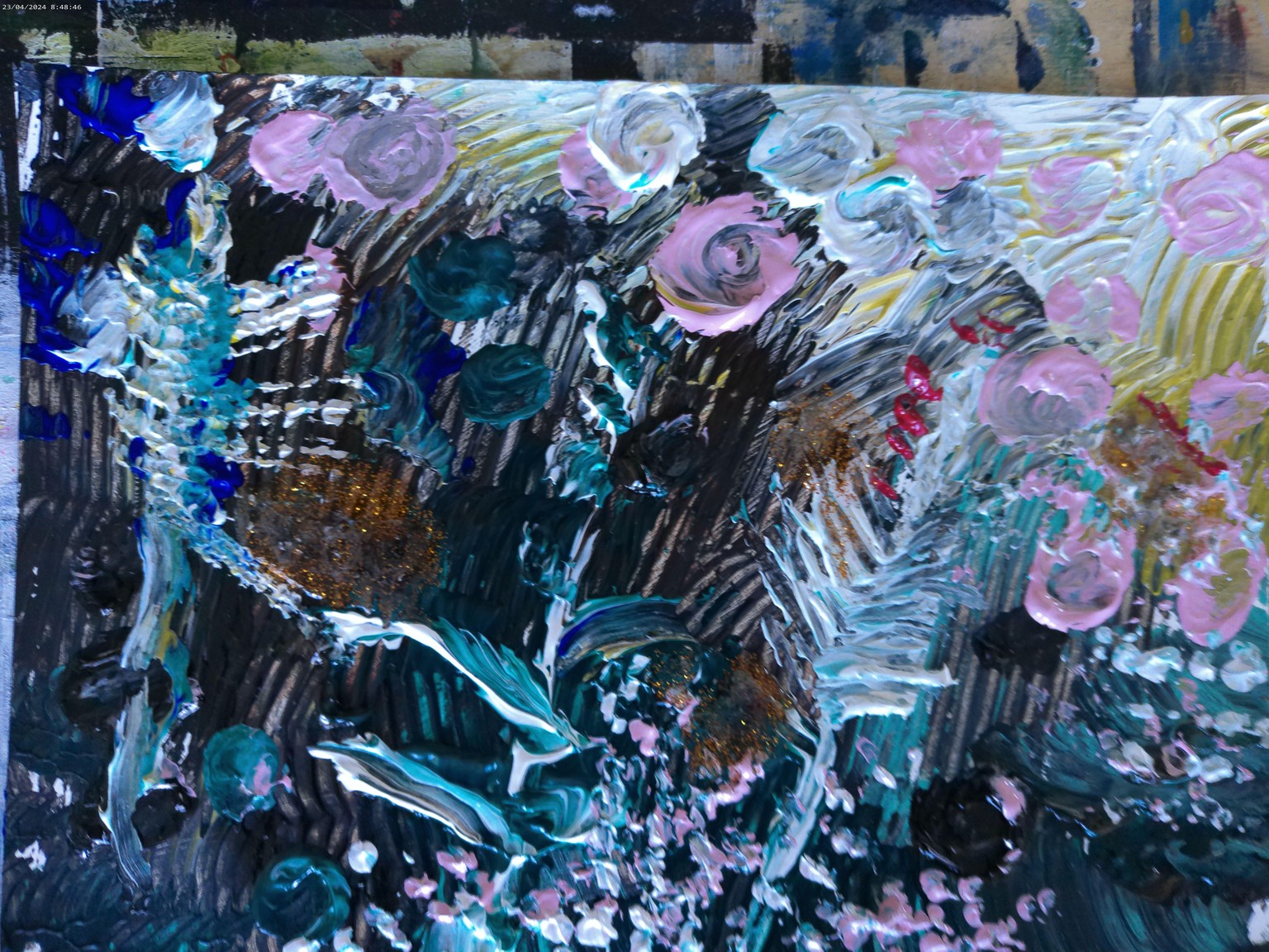 UNIQUE WAY OF PAINTING GRASSES, FLOWERS AND NATURE. - image 2 - student project