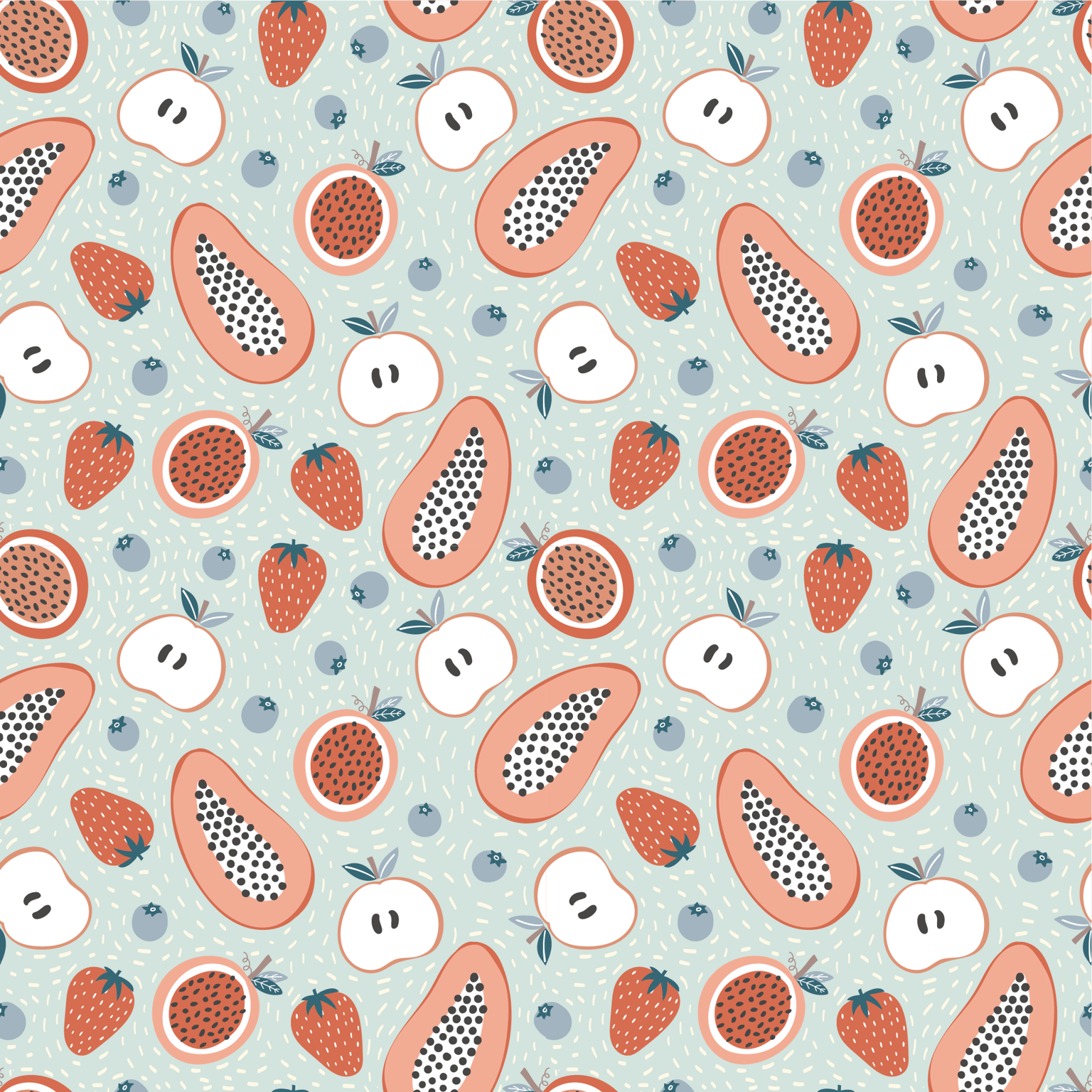 Fruit pattern - image 1 - student project