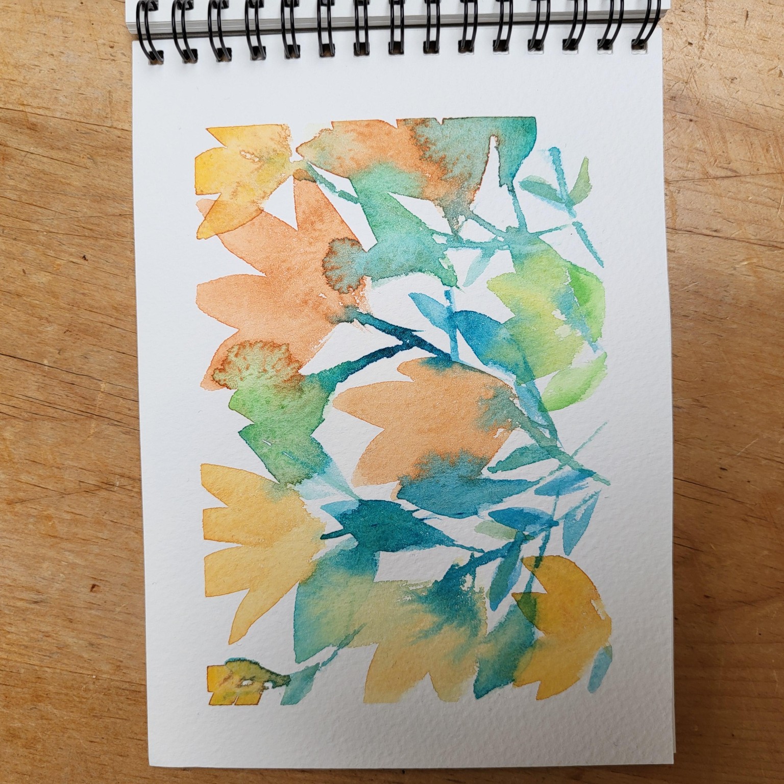 Golden flowers - image 1 - student project