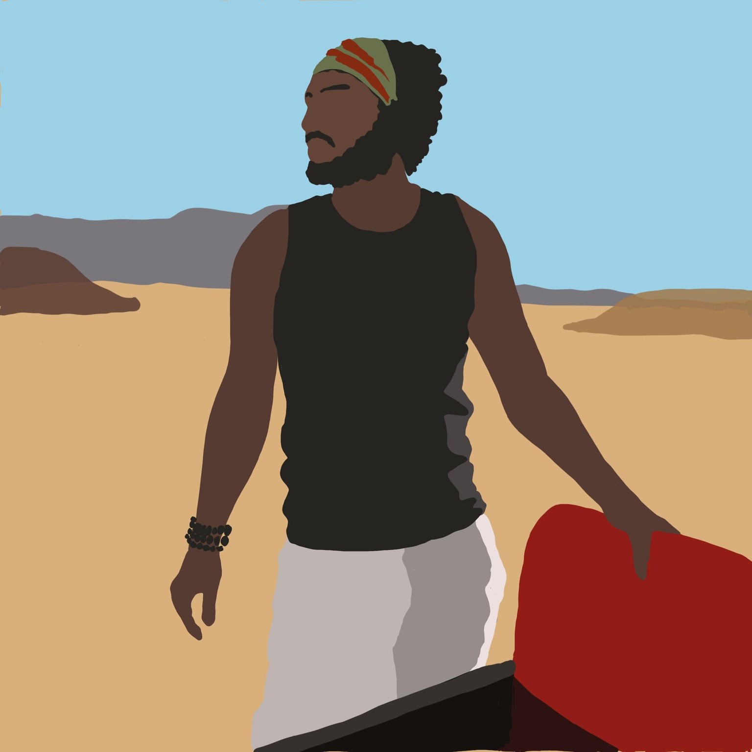 Minimal portraits from holiday pics - image 1 - student project