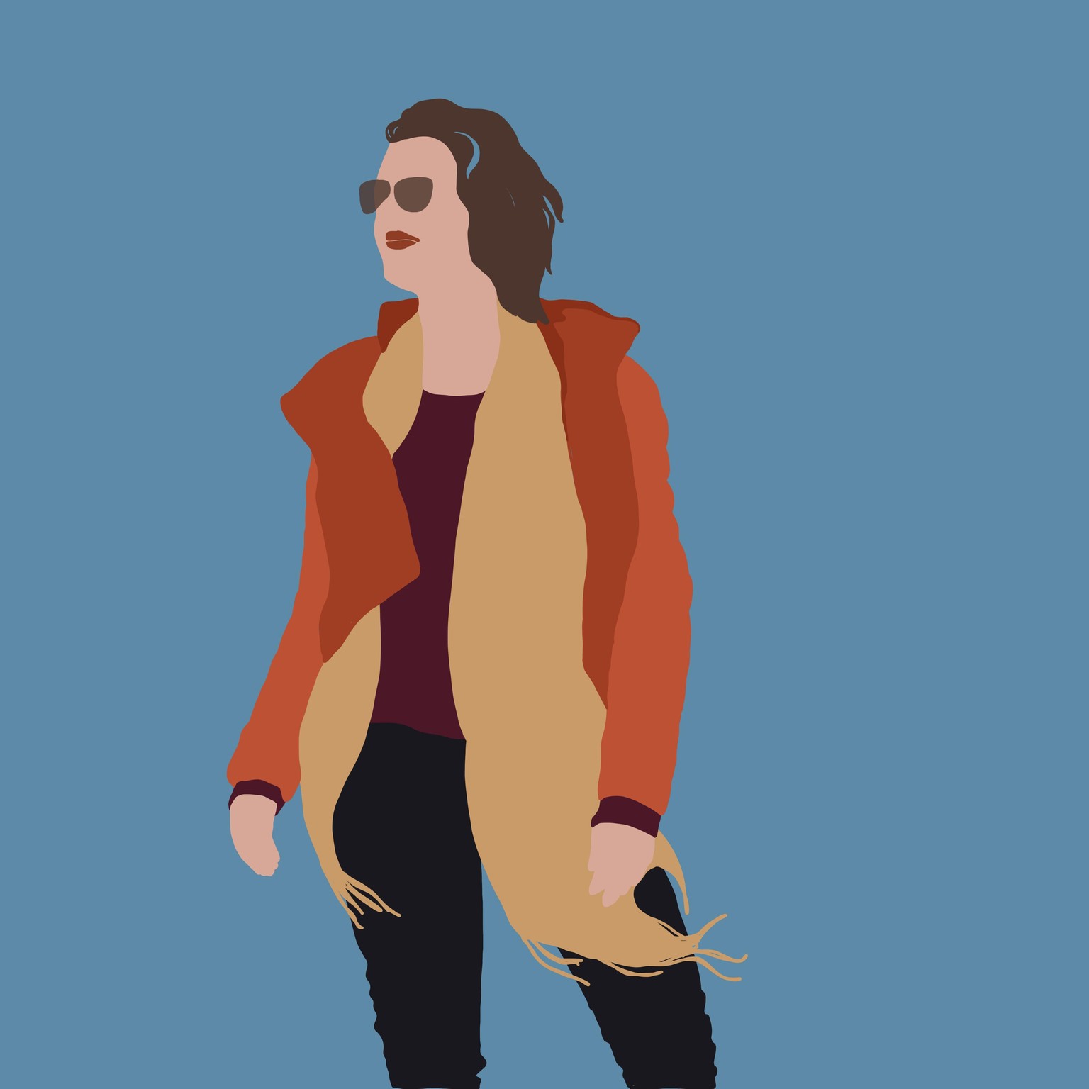 Minimal portraits from holiday pics - image 3 - student project