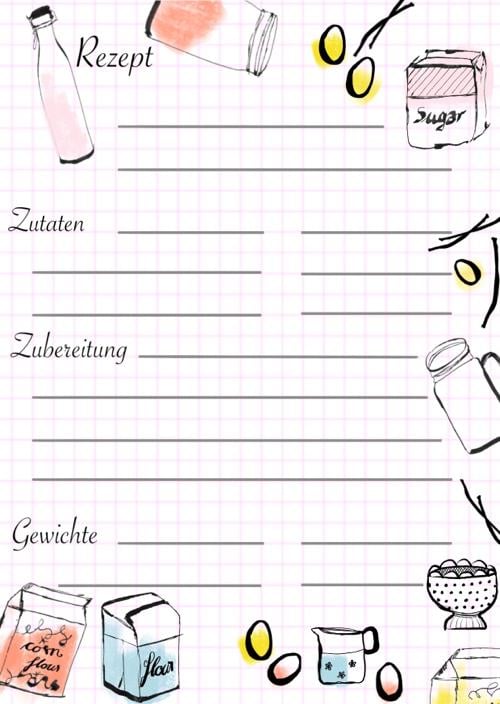 School trip cooking planner - image 1 - student project