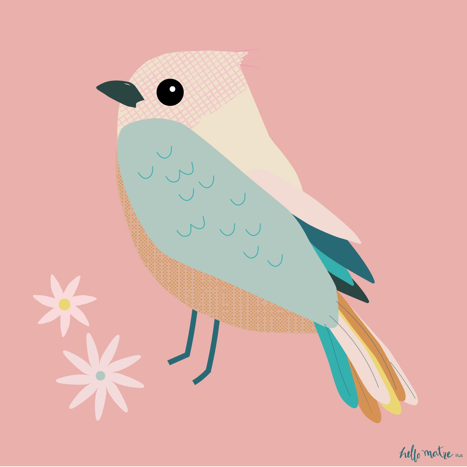 Bird with some texture - image 1 - student project