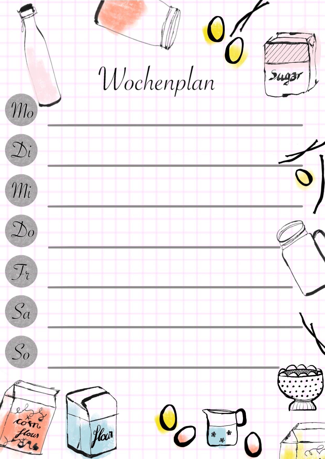 School trip cooking planner - image 2 - student project