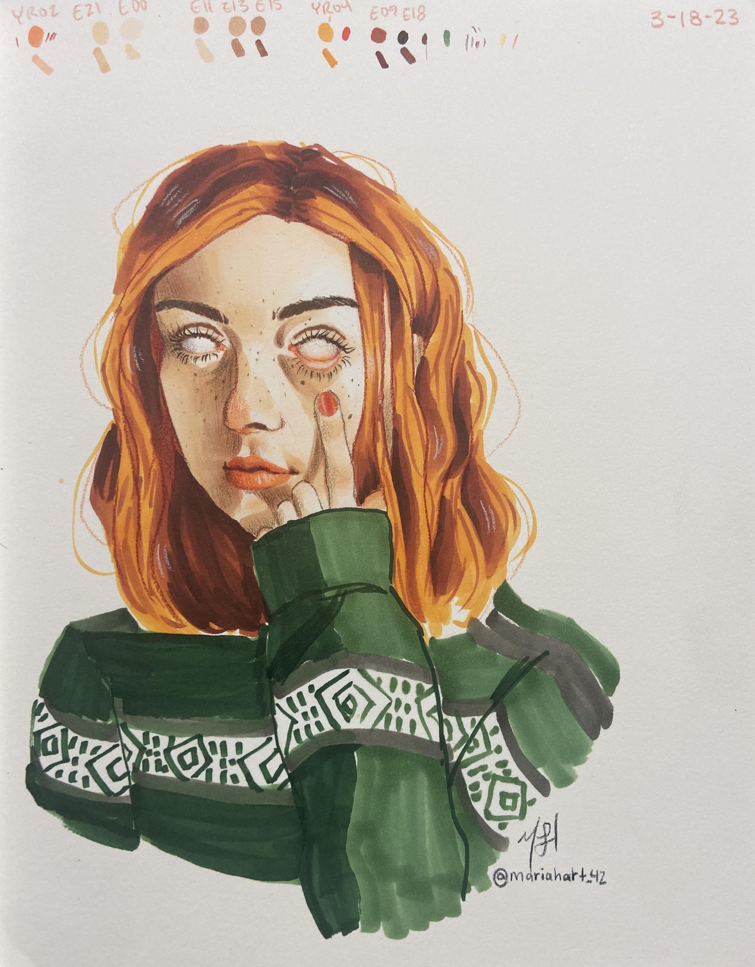Colored Portrait - image 4 - student project
