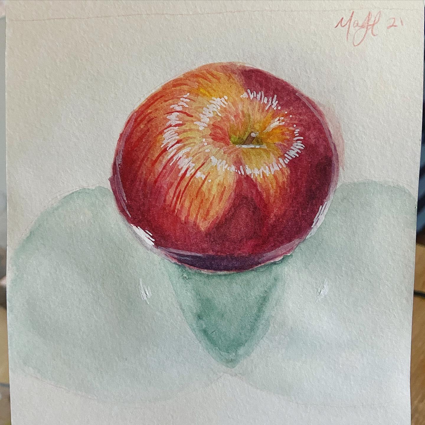 Mindful Eating; Watercolor Illustrations - image 6 - student project