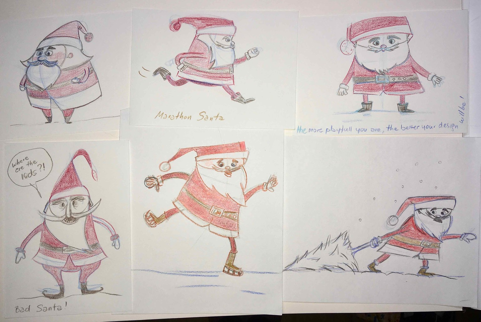 First Santa(s) - image 2 - student project