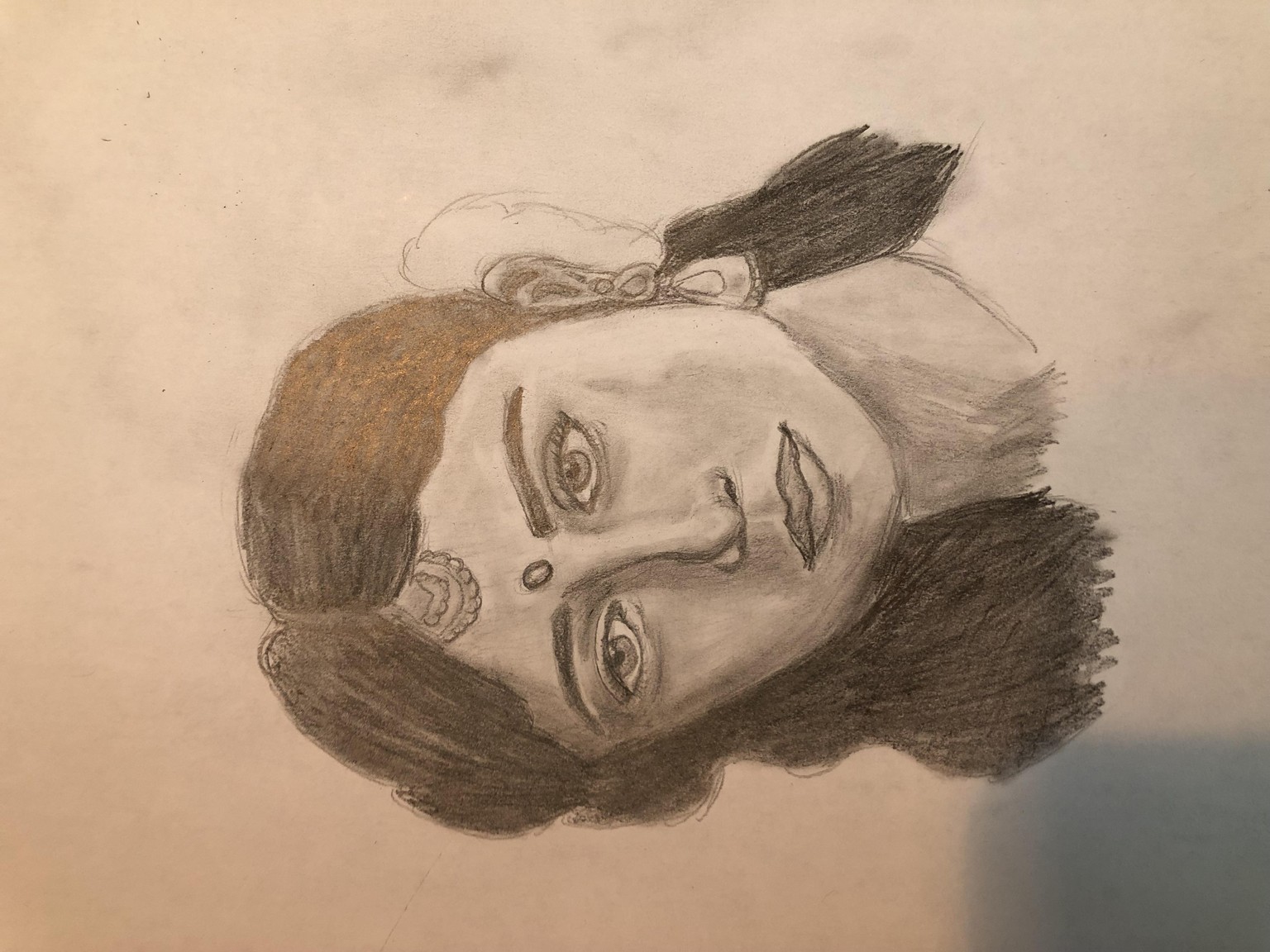 portrait drawing through shapes - image 1 - student project