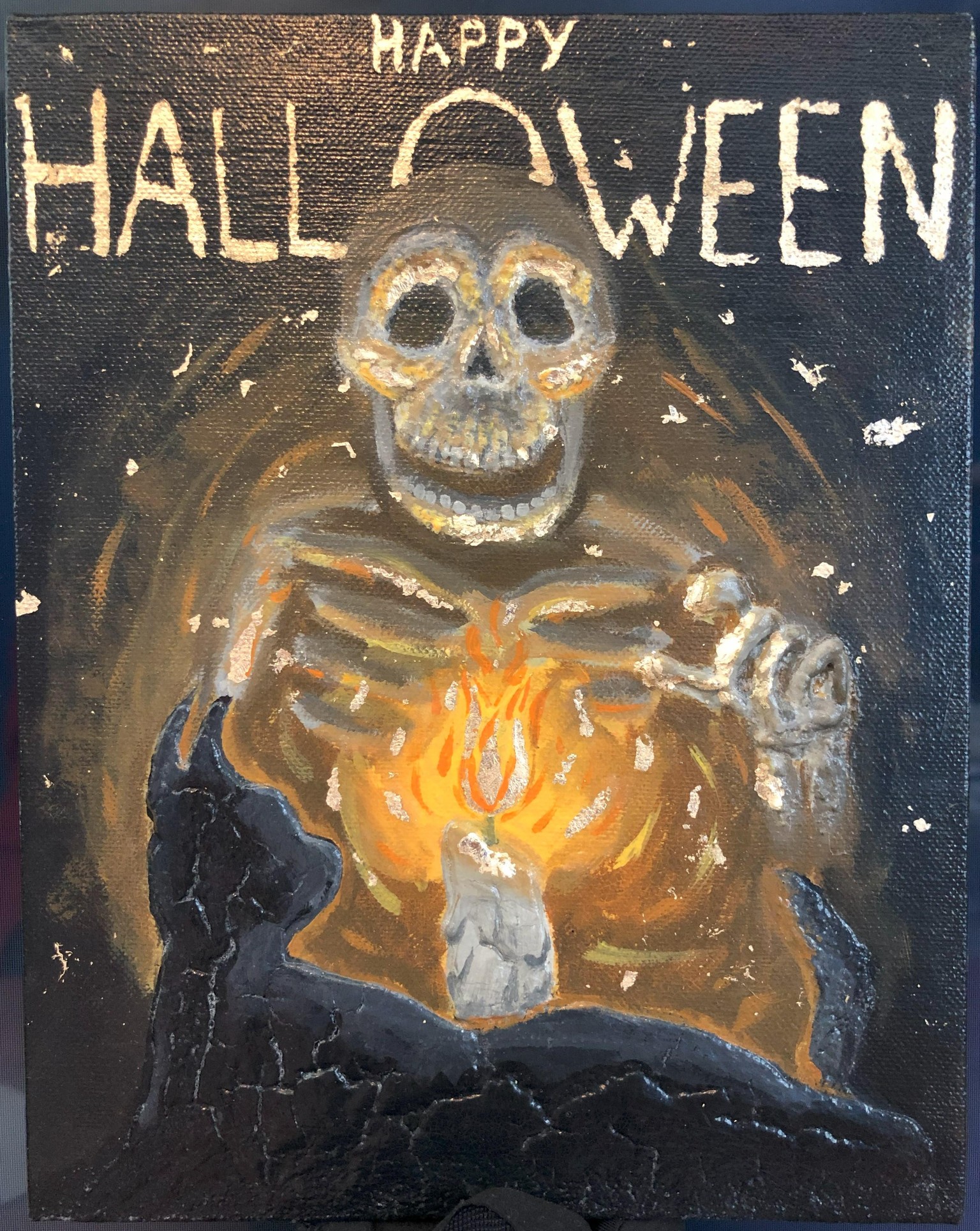 Mesmerizing Metallics: Skelly & Kitty - image 1 - student project