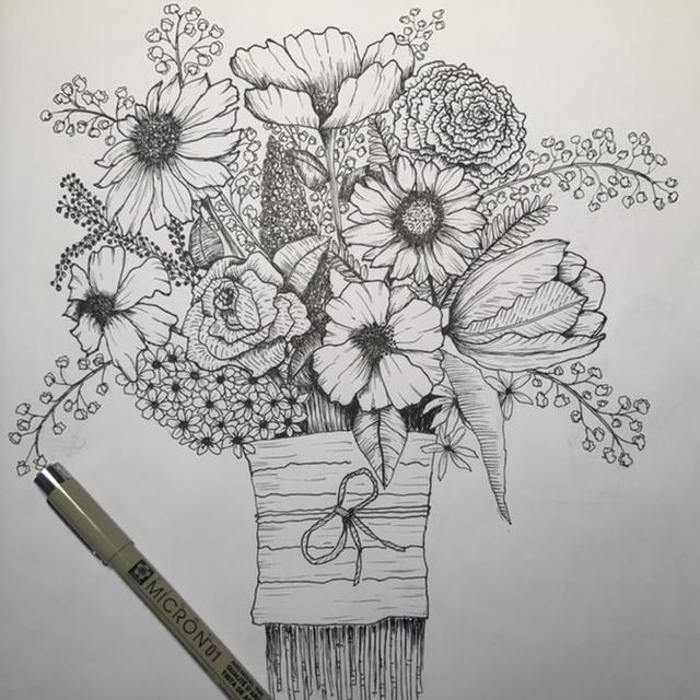 My first bouquet - image 1 - student project