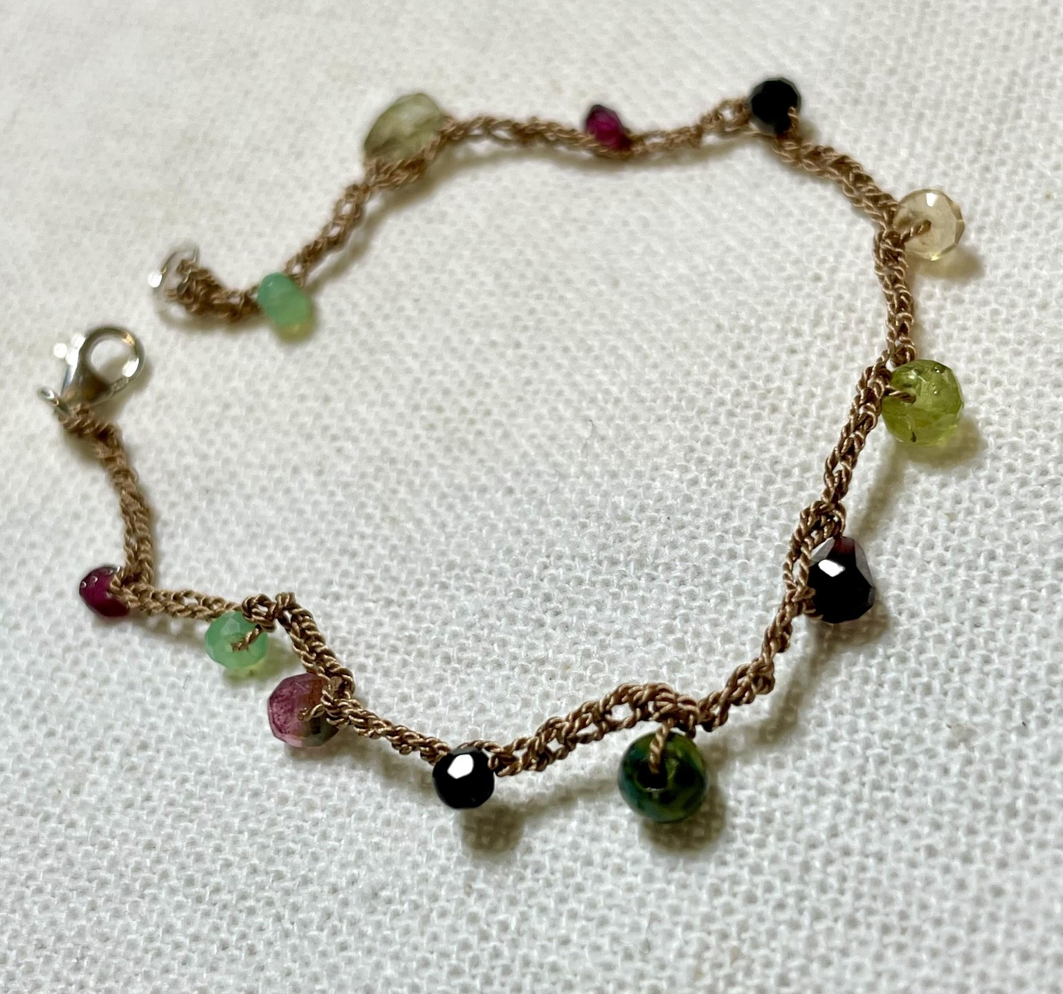 My first crocheted bracelet - image 1 - student project