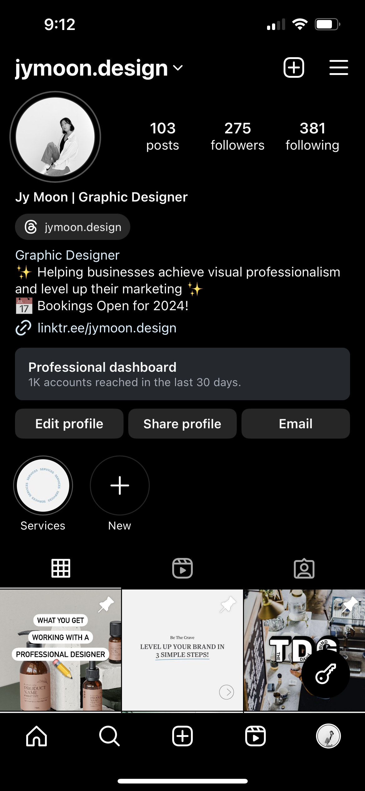 My business IG - image 1 - student project