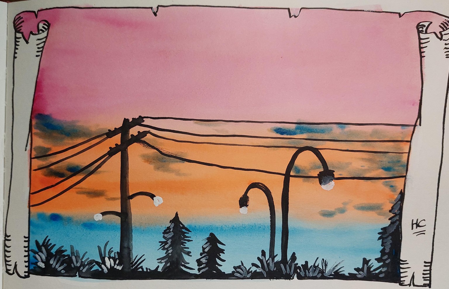 sunset landscapes - image 4 - student project